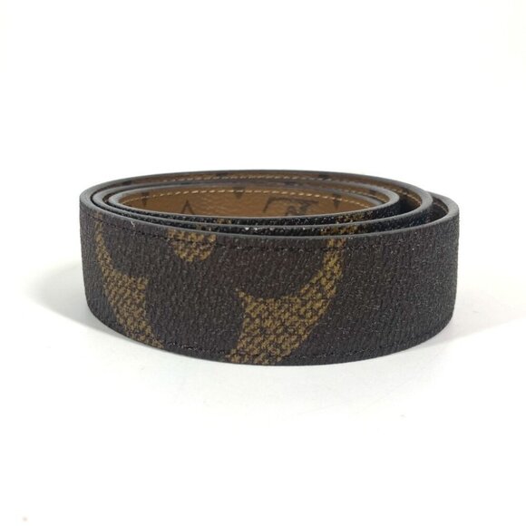 LOUIS VUITTON M0149 Monogram-Reverse Ceinture-LV Iconic belt Canvas Beige/Brown main image 4
